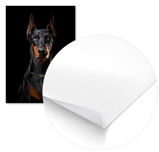 nursery animal doberman dog - @Artnesia