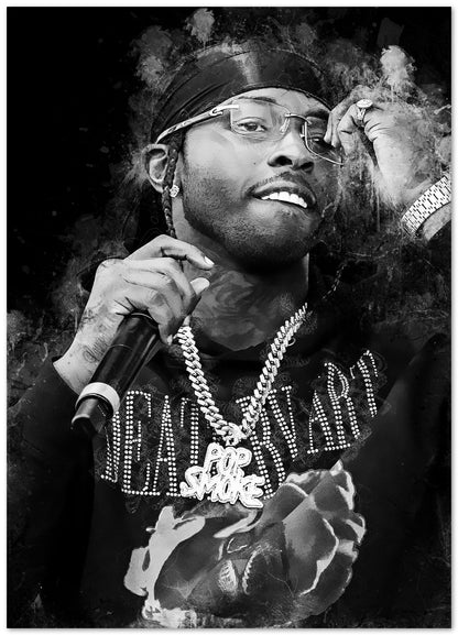 Paintings by pop smoke - @SanAcrylicstyle