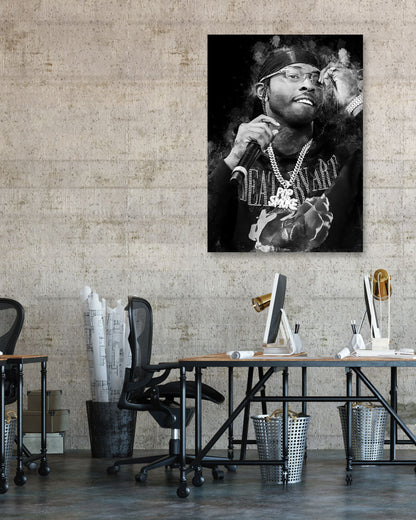 Paintings by pop smoke - @SanAcrylicstyle