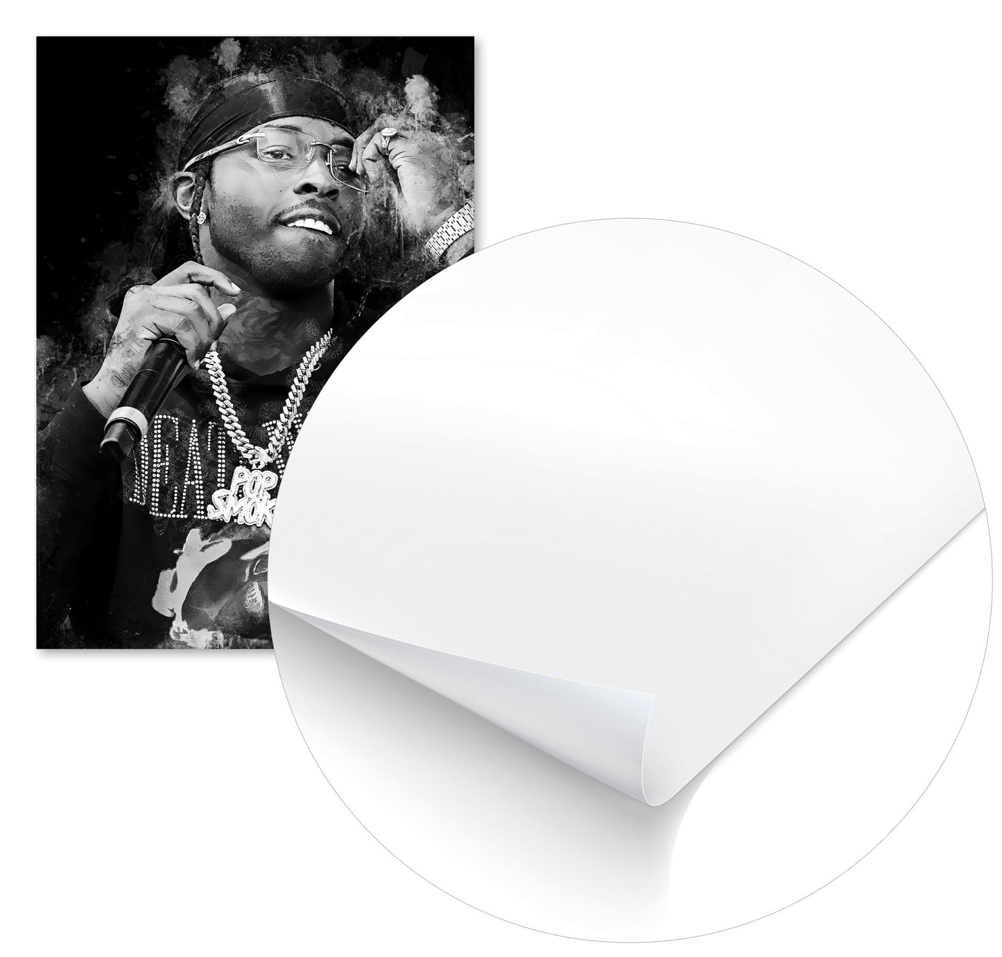 Paintings by pop smoke - @SanAcrylicstyle