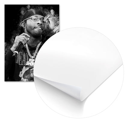 Paintings by pop smoke - @SanAcrylicstyle