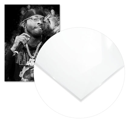 Paintings by pop smoke - @SanAcrylicstyle