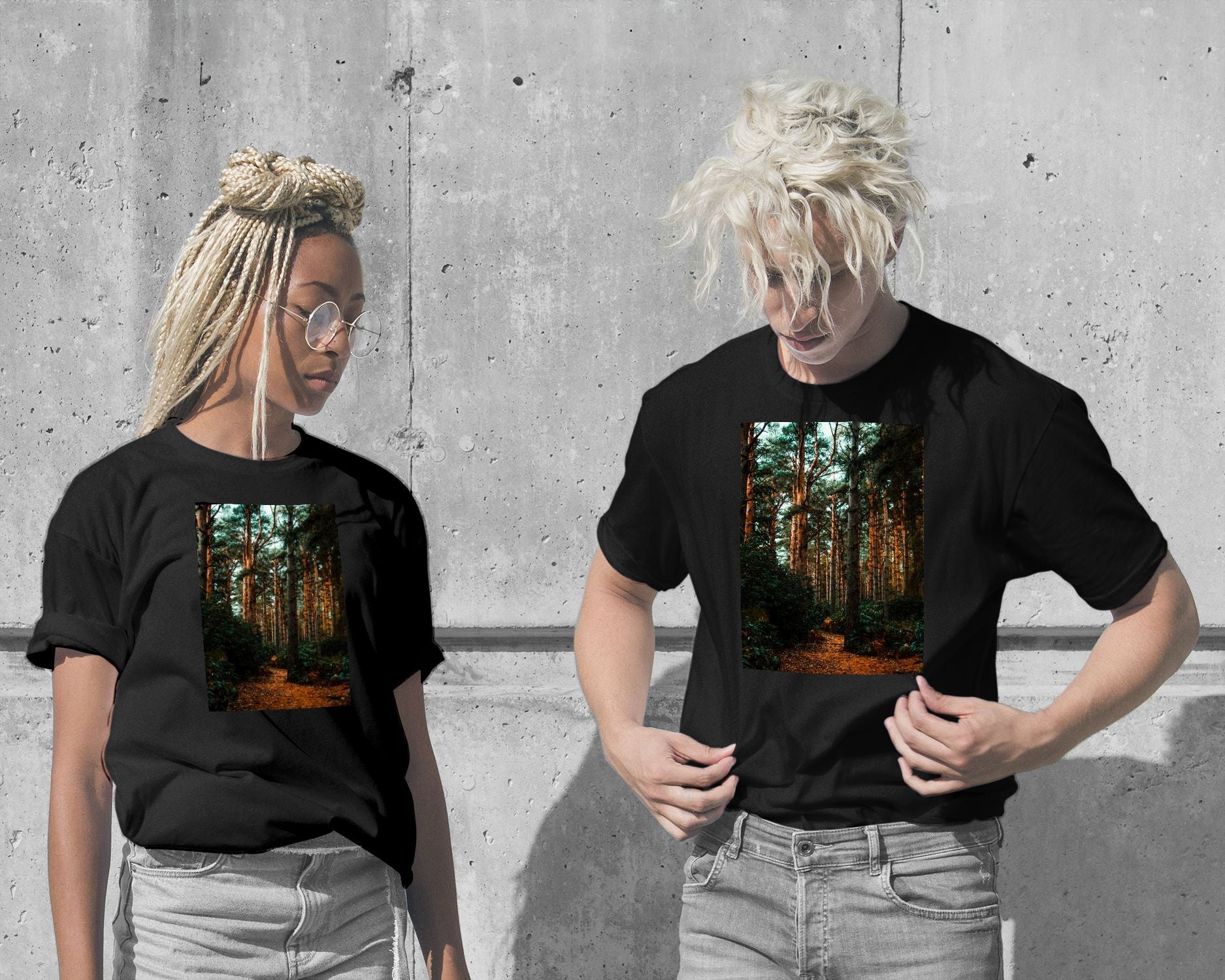 T-Shirt-Path through the forest - @Sonni-wow.fan