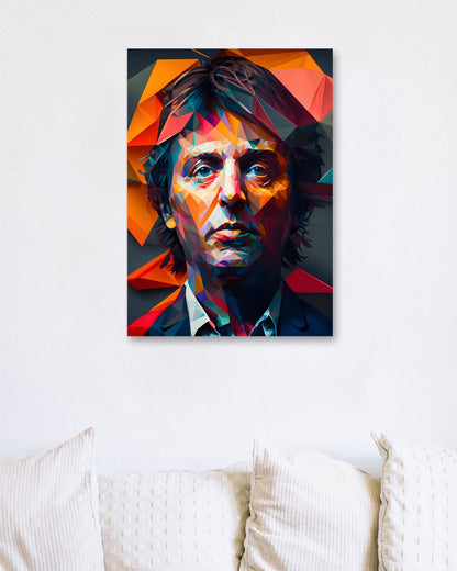 Paul McCartney Low Poly - @WpapArtist