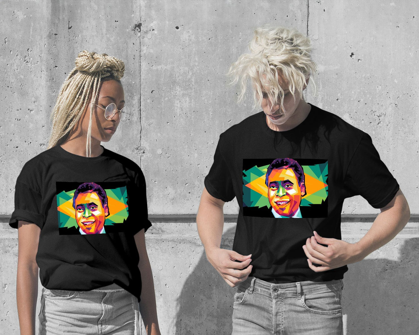 T-Shirt-pele pop art - @AsranVektor-wow.fan