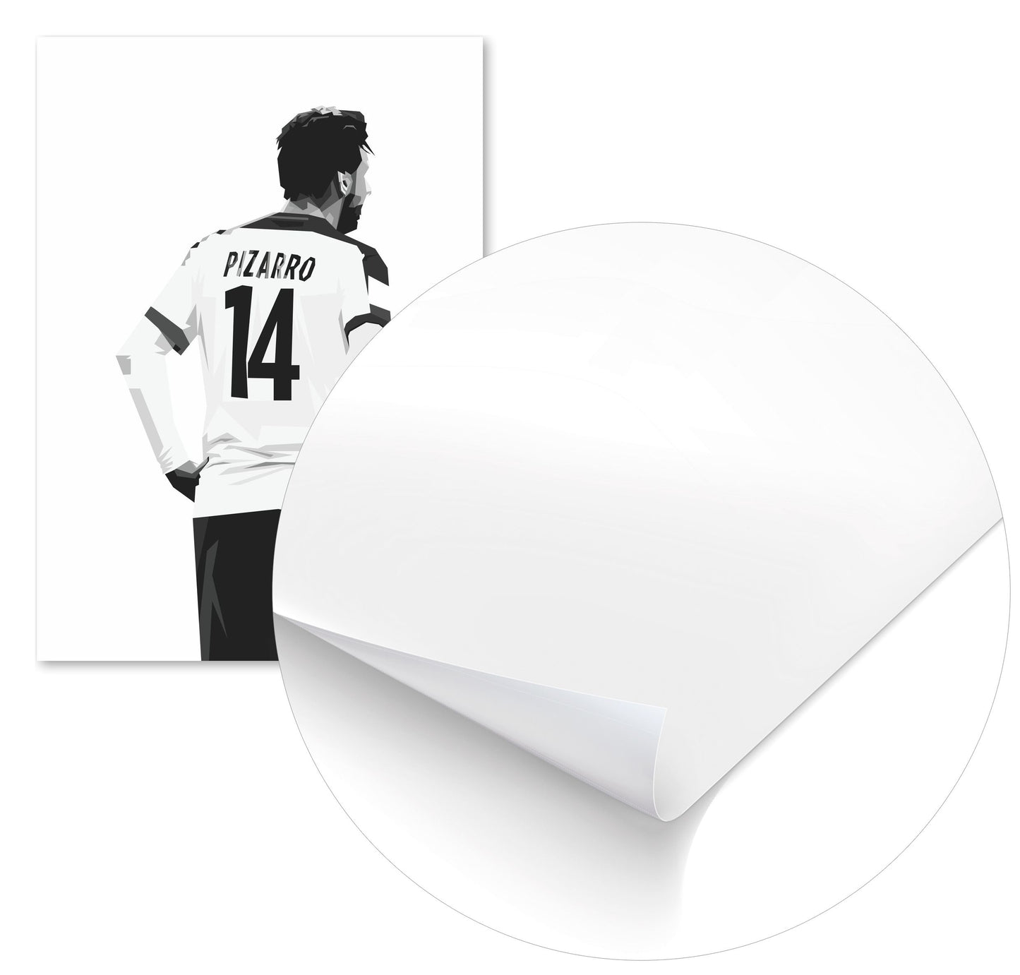 pizarro portait wall art - @wwxy