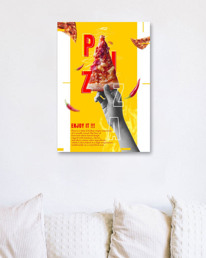 Pizza Hot Kitchen - @ColorizeStudio