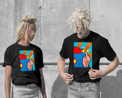 T-Shirt-Pop art - @Yoho-wow.fan