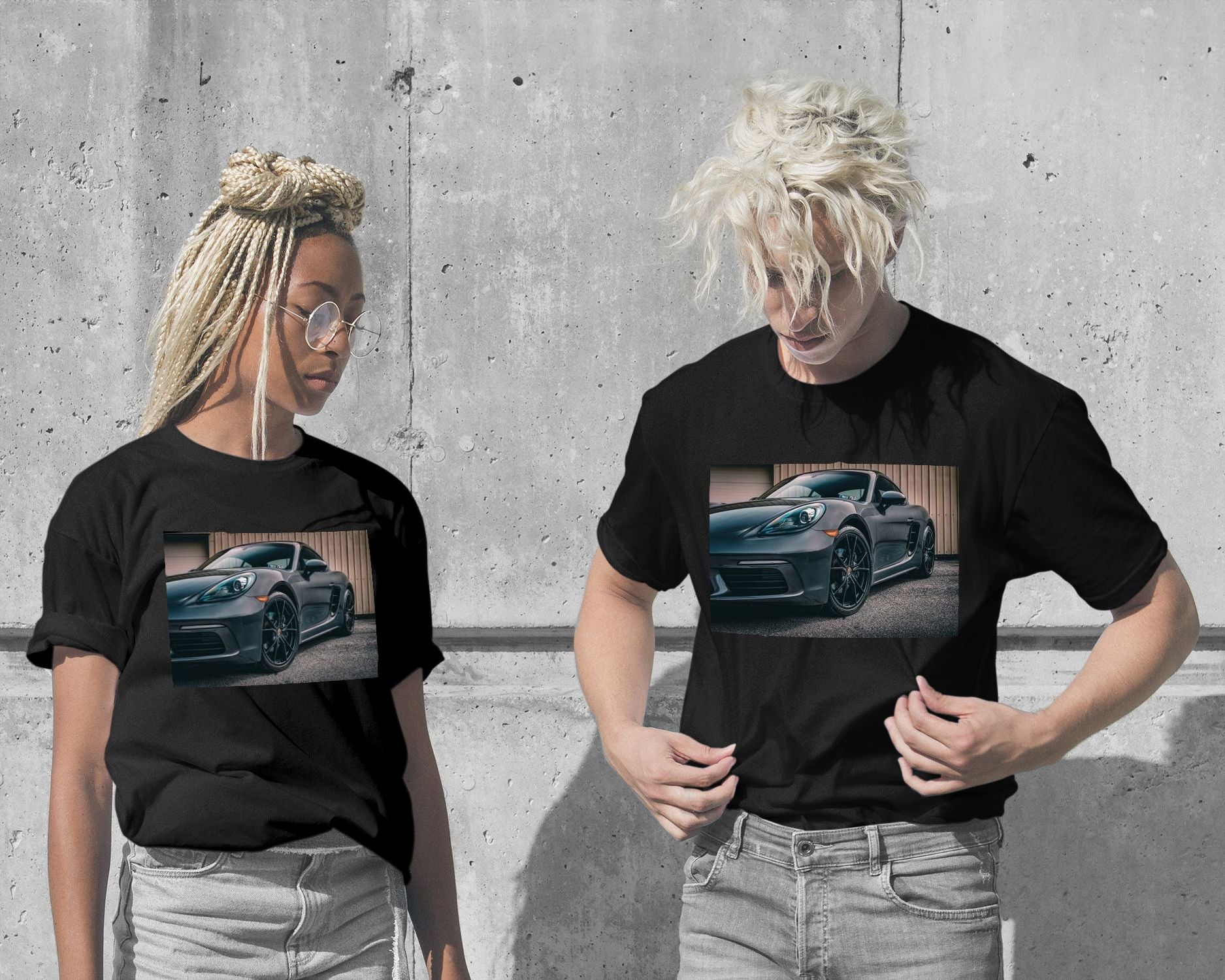 T-Shirt-Porsche Cayman - @SpeedArt-wow.fan