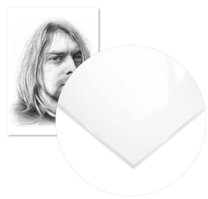 Portrait scribble art kurt cobain - @Dennyconstantine