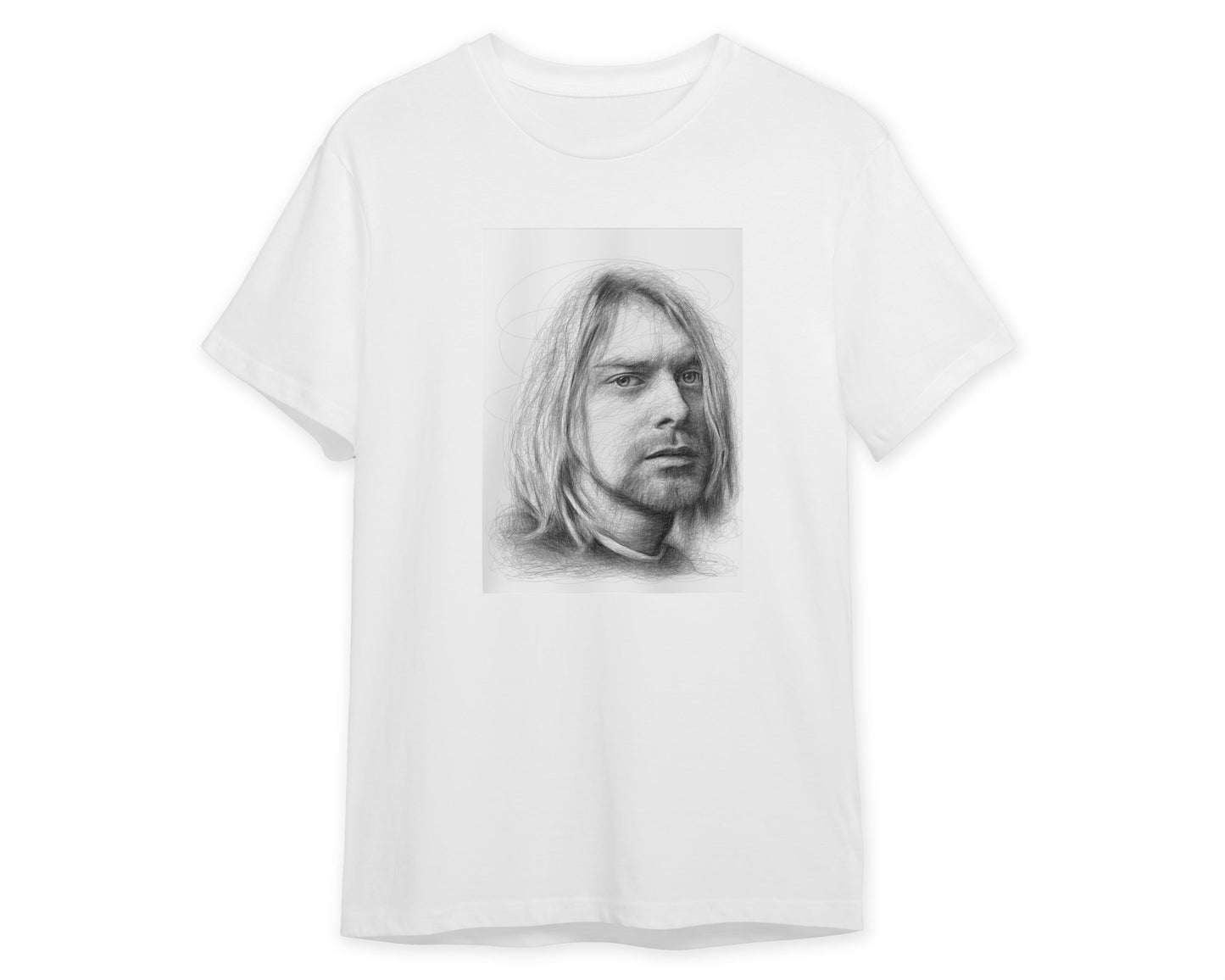 Portrait scribble art kurt cobain - @Dennyconstantine