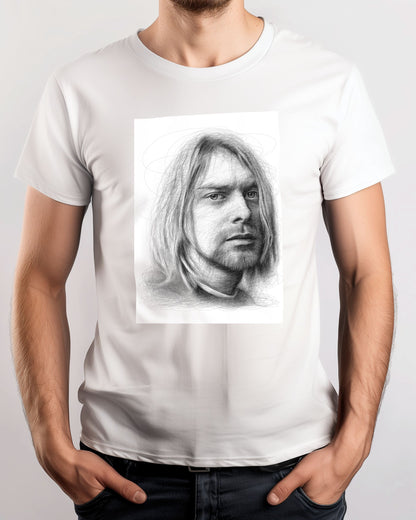 Portrait scribble art kurt cobain - @Dennyconstantine
