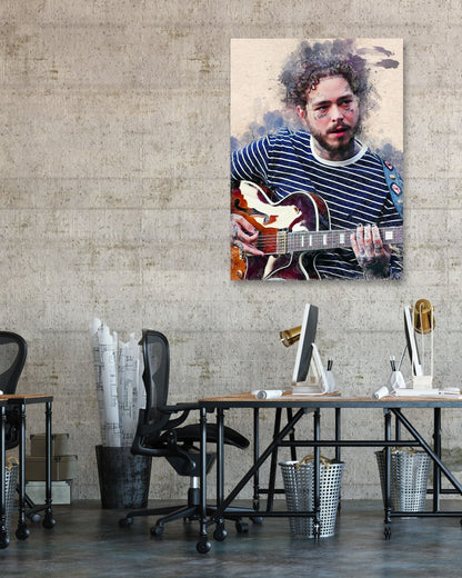 Post malone abstract art 2 - @SanAcrylicstyle