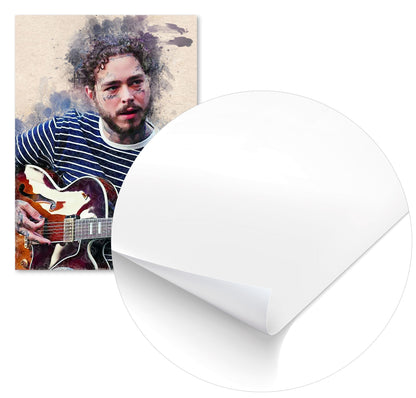 Post malone abstract art 2 - @SanAcrylicstyle