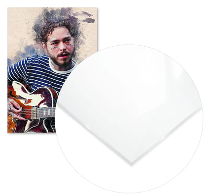 Post malone abstract art 2 - @SanAcrylicstyle