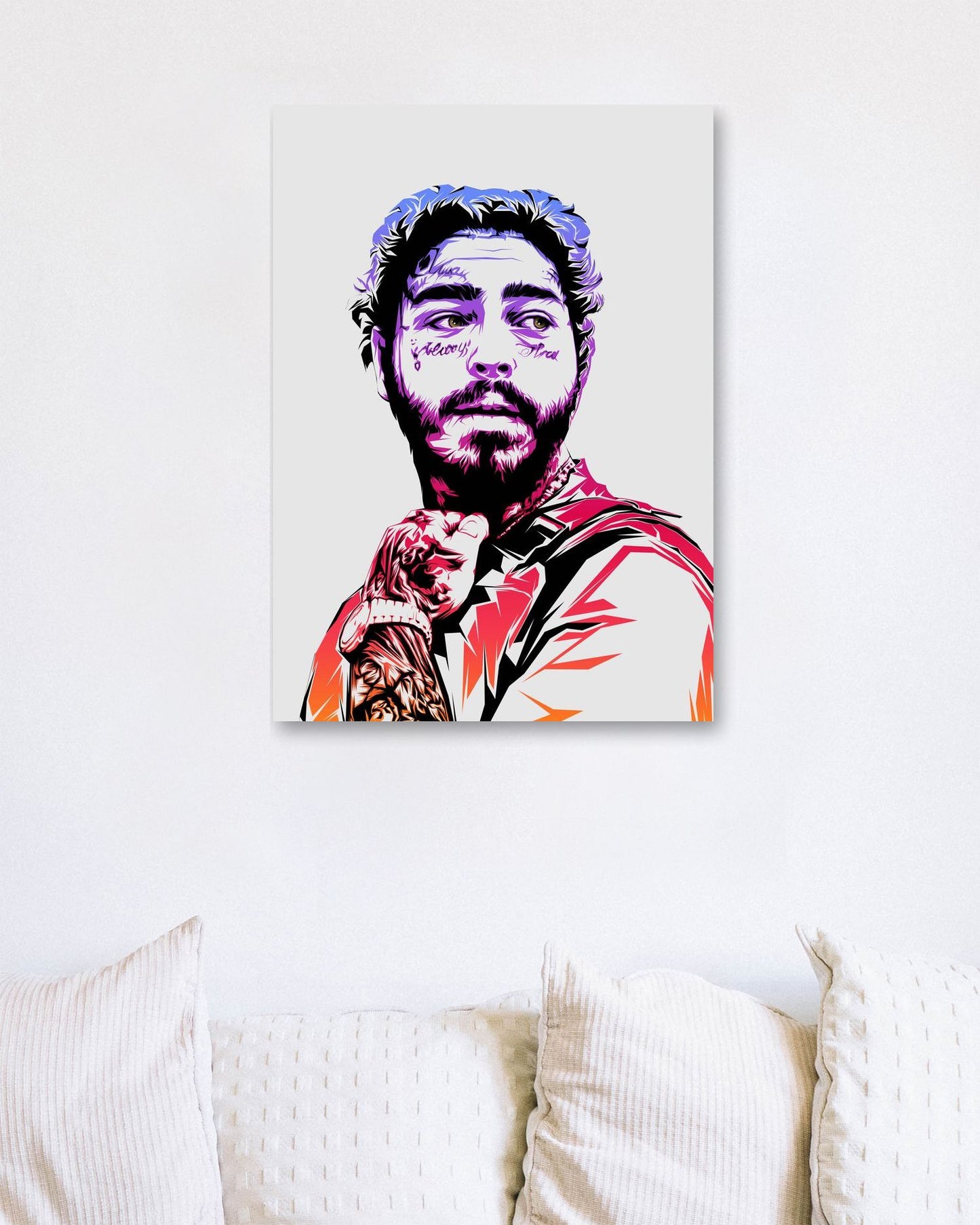 Post Malone Minimalist Pop Art - @LuckyDream