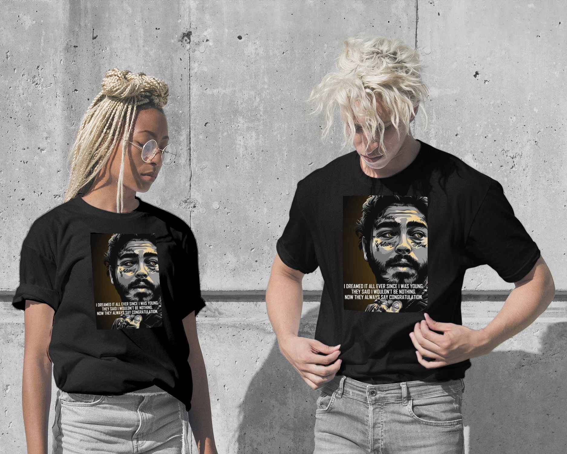 T-Shirt-Post Malone Quotes 2 - @LuckyDream-wow.fan