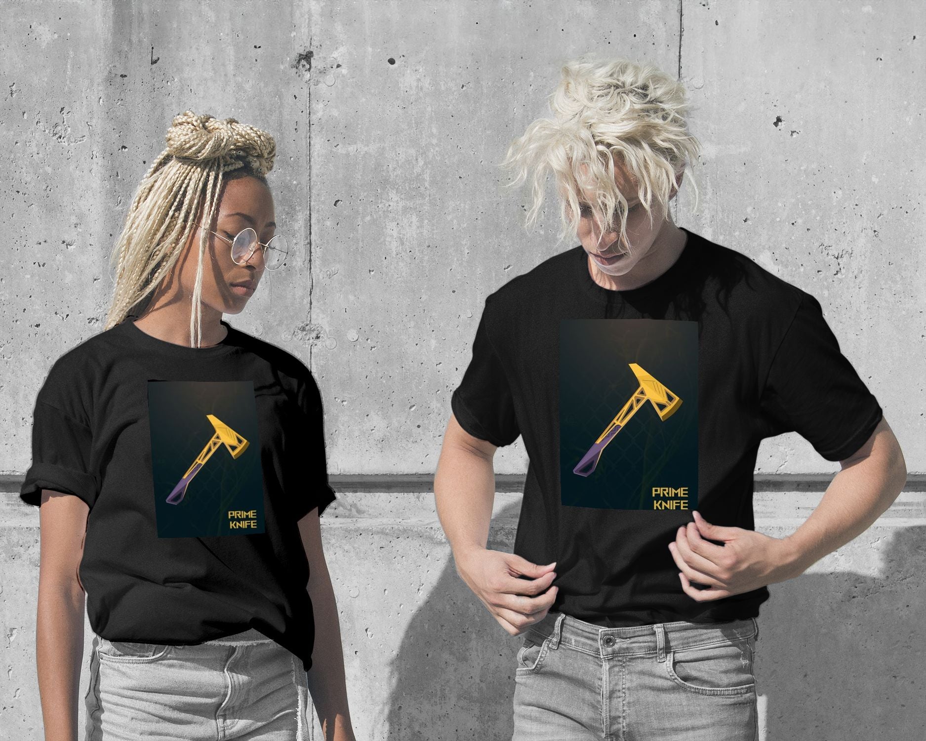 T-Shirt-Prime Knife Valorant - @nueman-wow.fan