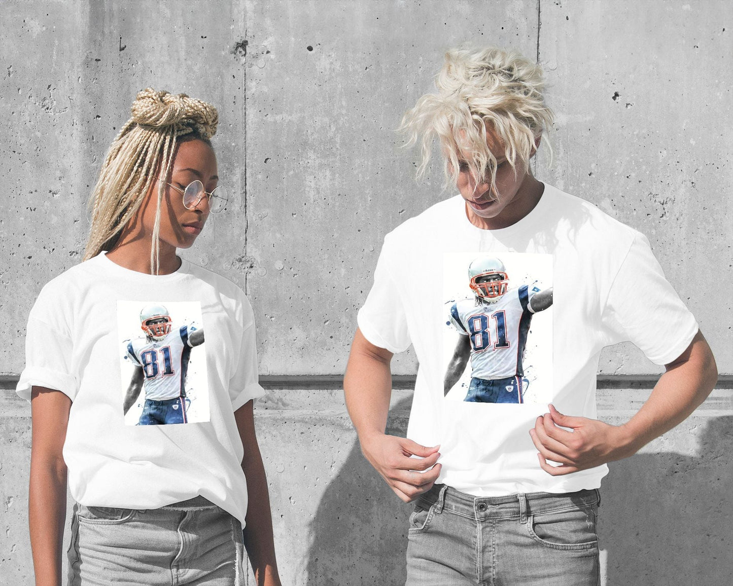 Tee Randy Moss Patriots - @ArtStyle