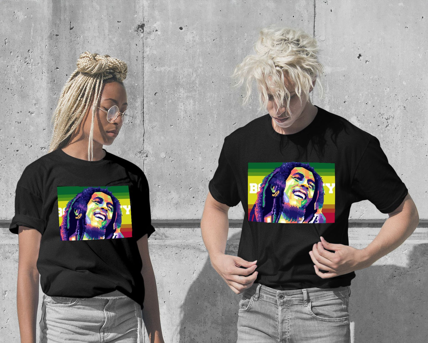 T-Shirt-Reggae Pop Art - @WpapArtist-wow.fan