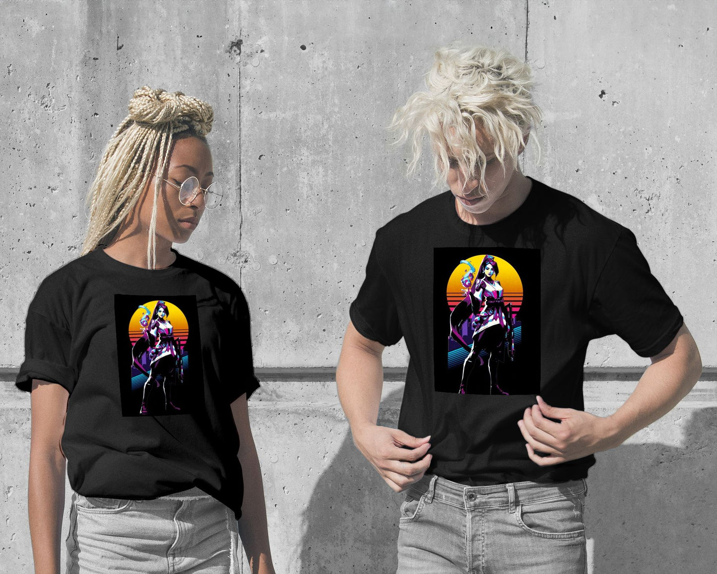 T-Shirt-Retro 90s fortnite - @Sandy15-wow.fan