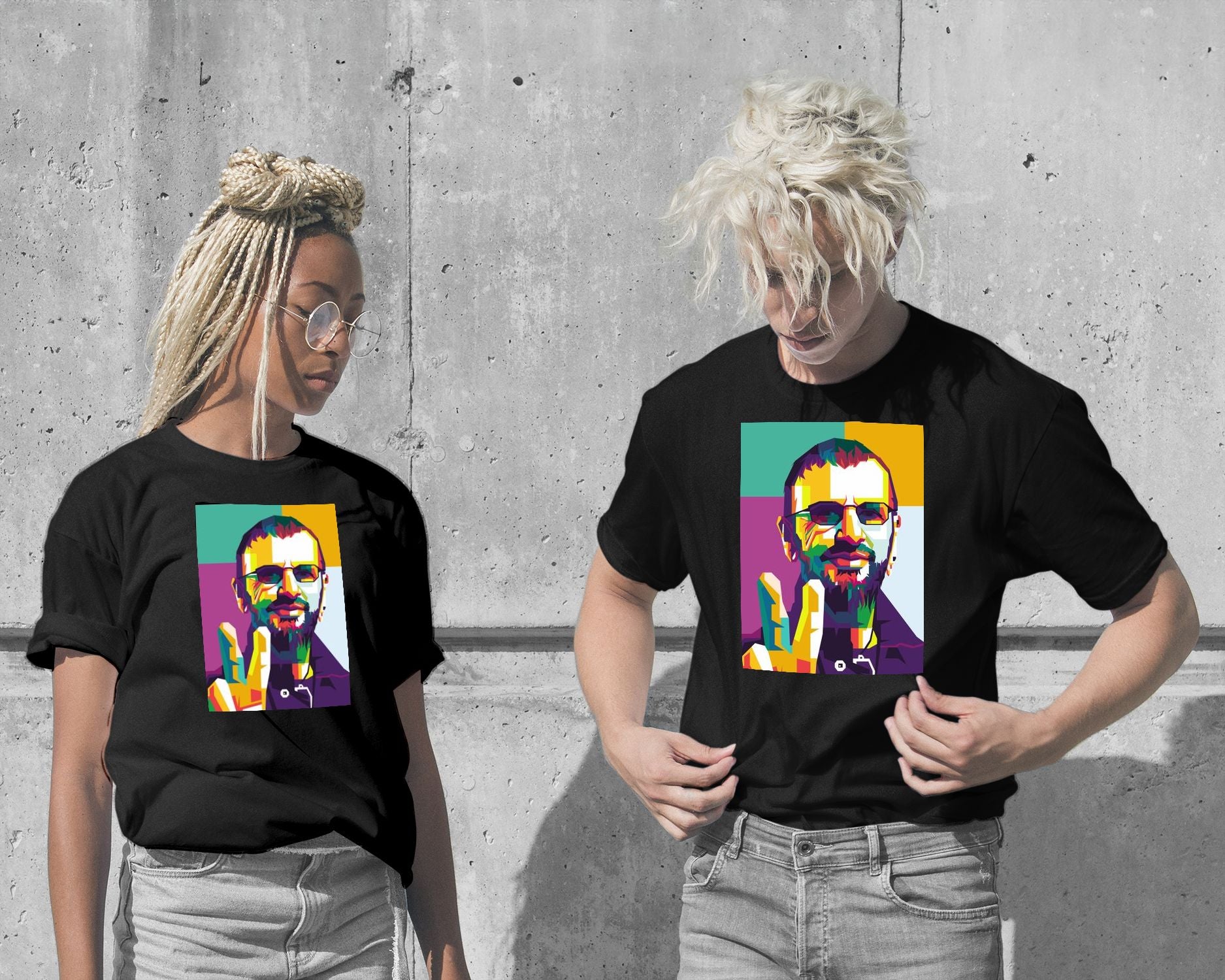 T-Shirt-Ringo Star Pop Art - @WpapArtist-wow.fan