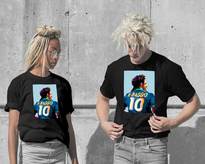 T-Shirt-Roberto Baggio en tendencia Pop art - @Mirupop_06-wow.fan