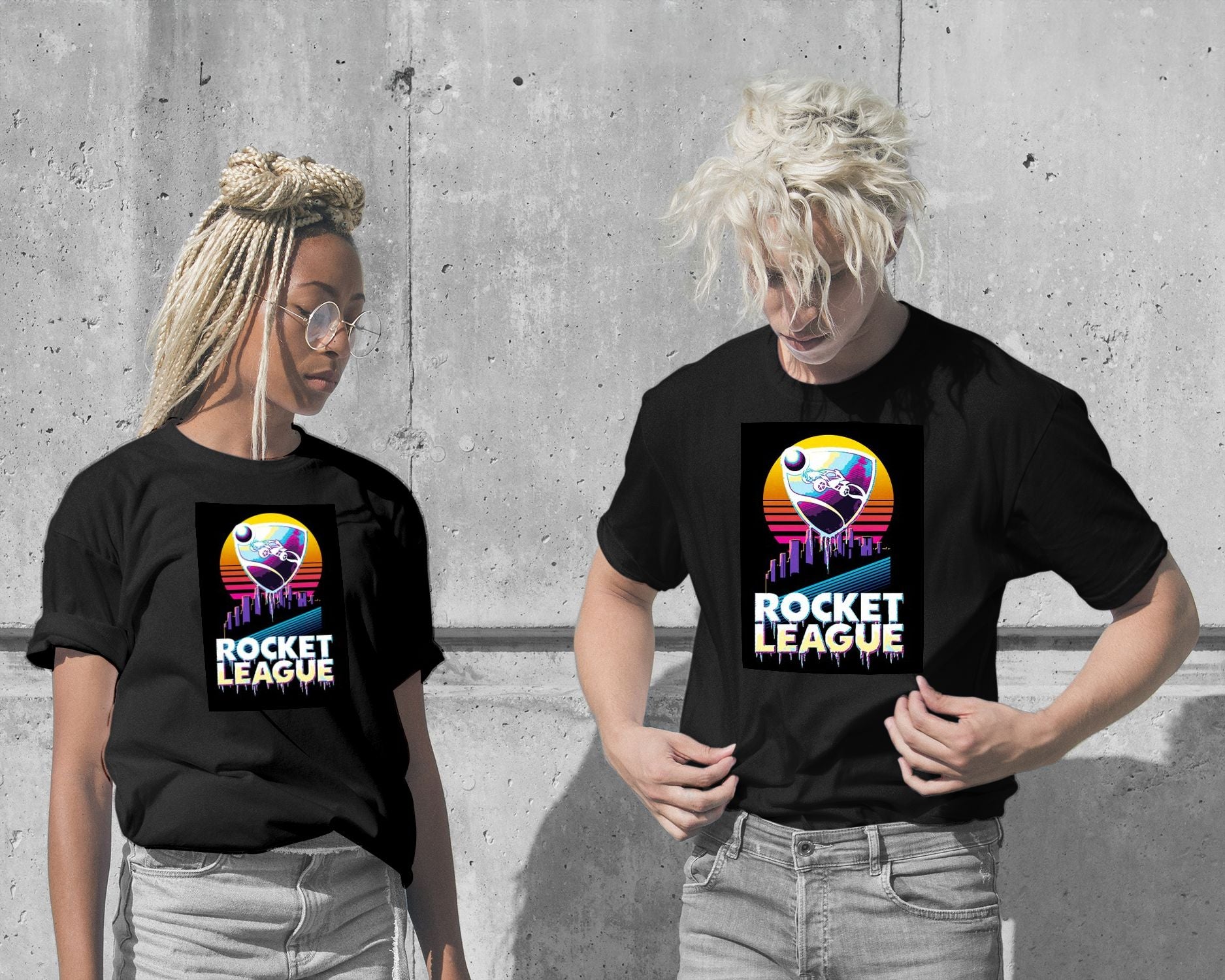 T-Shirt-Rocket League in sunset - @Arthur-wow.fan