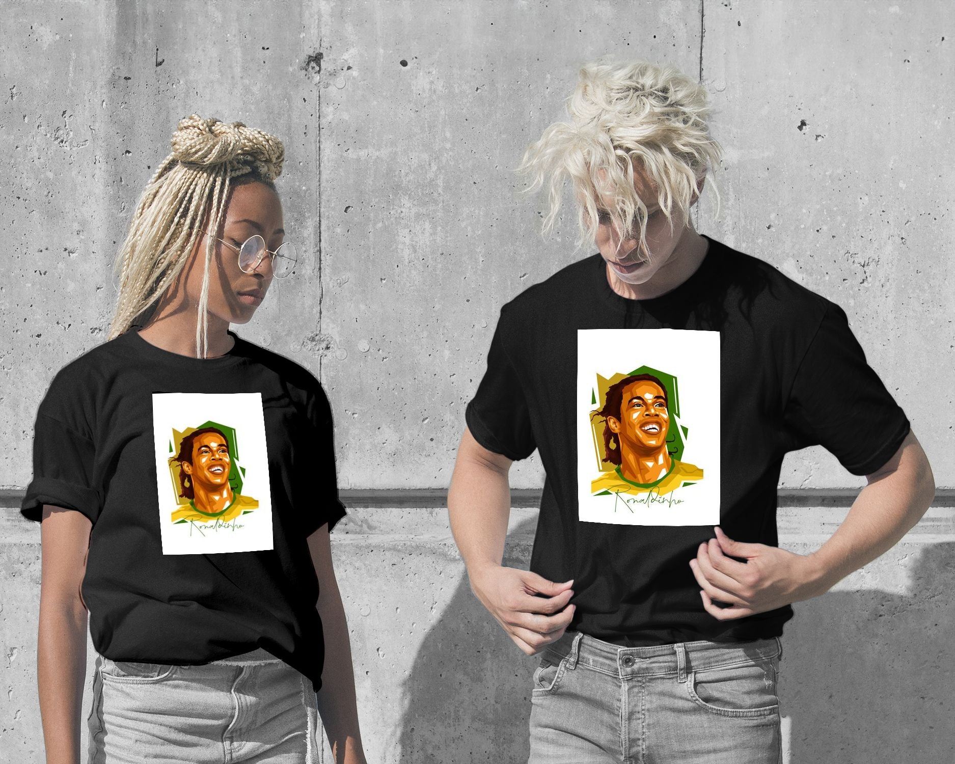 T-Shirt-Ronaldinho Brazilian - @wpapmalang-wow.fan