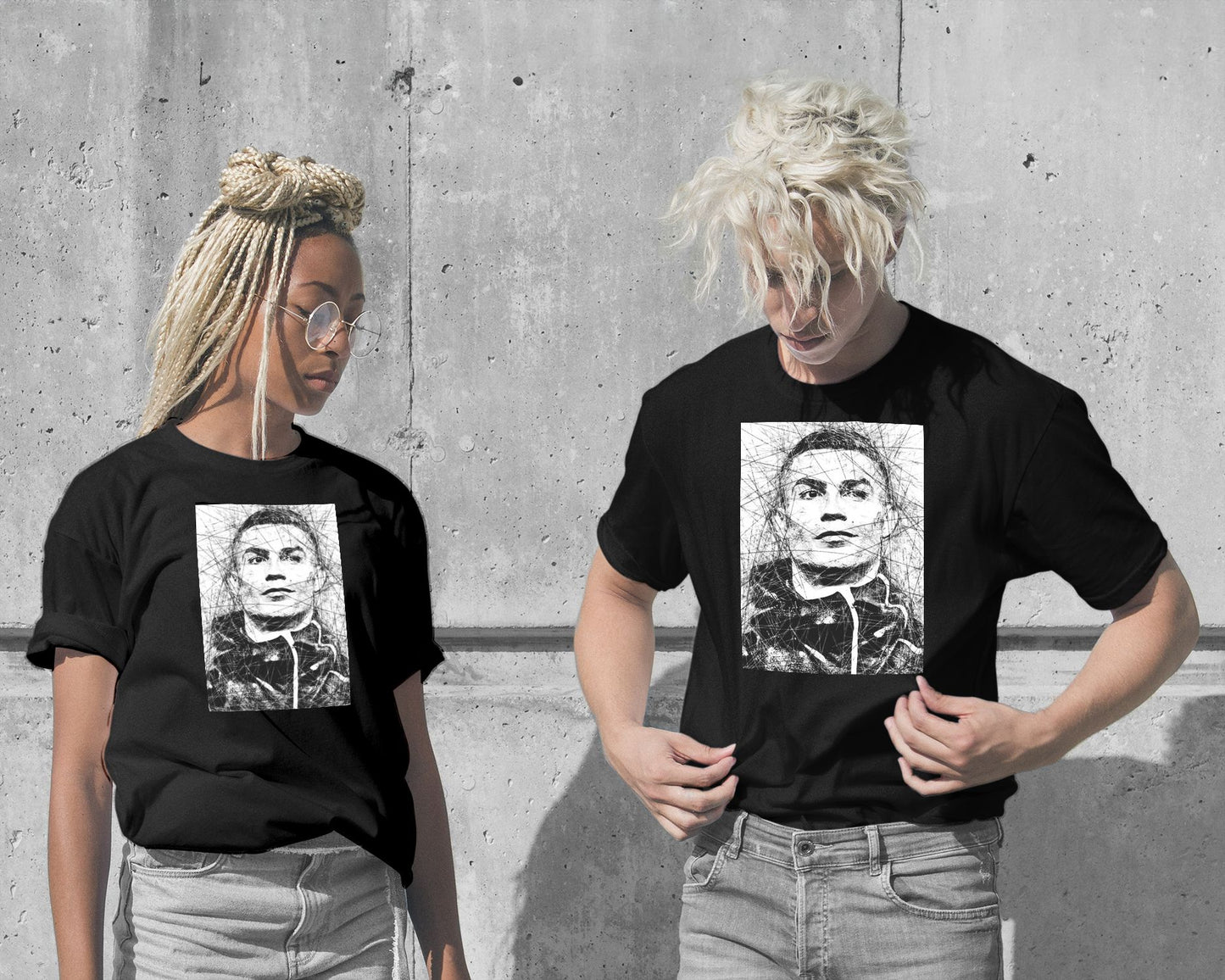 T-Shirt-Ronaldo Ilustration - @Najib-wow.fan