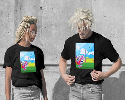 T-Shirt-Rugby Union Pop Art - @ZetArt-wow.fan