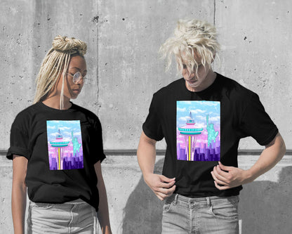 T-Shirt-seattle and new york aesthetic - @beautifulday-wow.fan