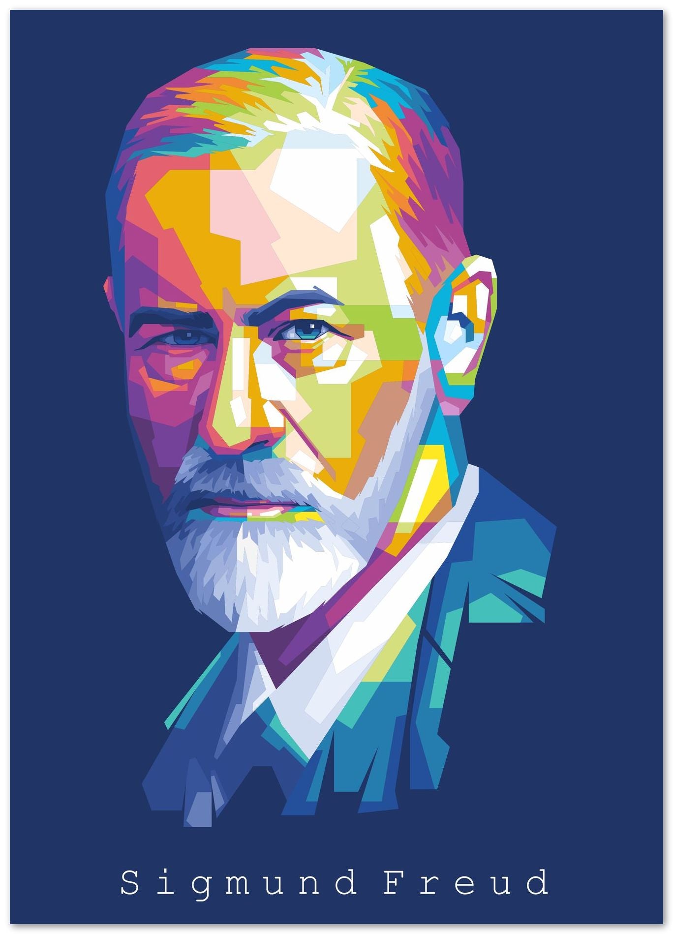 Sigmund Freud Pop Art - @WpapArtist - Buy illustrations and artworks ...