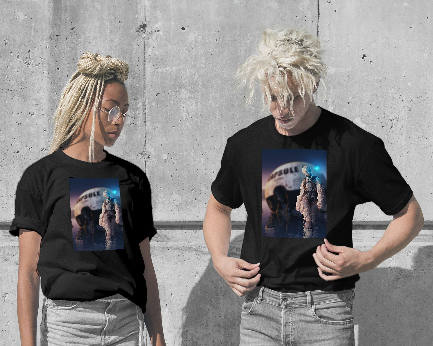 T-Shirt-space - @AzlanXavier-wow.fan