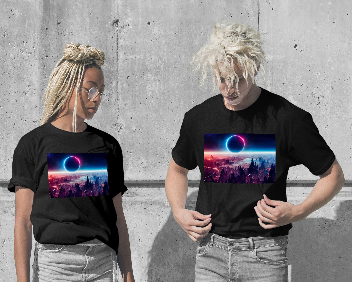 T-Shirt-Space City - @Windriani-wow.fan