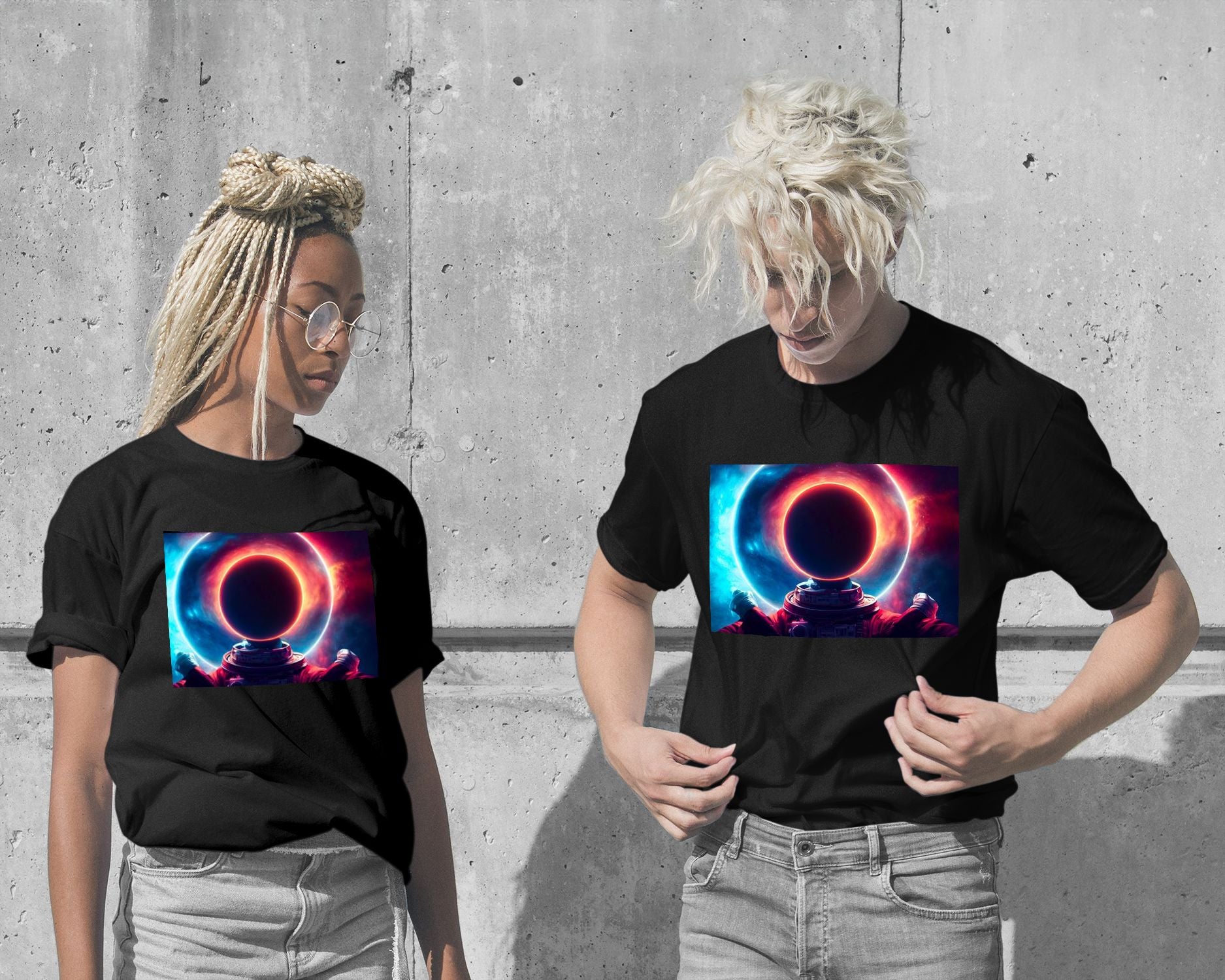 T-Shirt-Space Loop - @Windriani-wow.fan