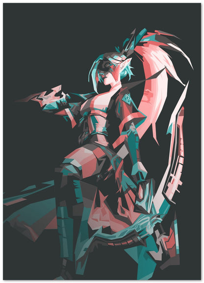 spirit blossom vayne colorful portrait - @wwxy