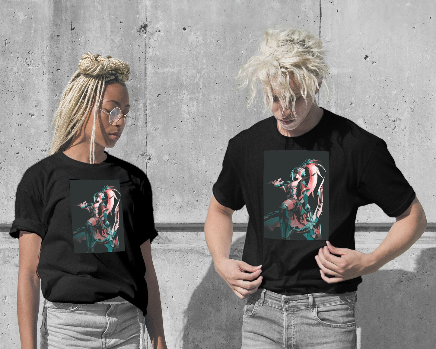 T-Shirt-spirit blossom vayne colorful portrait - @wwxy-wow.fan