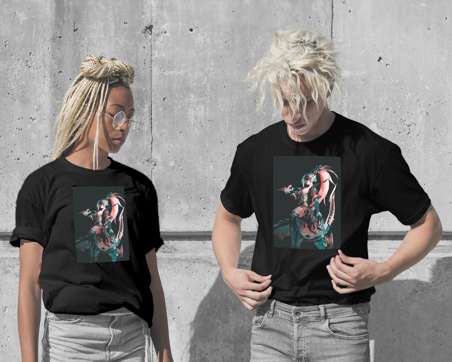 T-Shirt-spirit blossom vayne colorful portrait - @wwxy-wow.fan