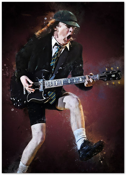 Splatter Angus Young - @4147_design
