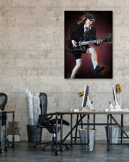 Splatter Angus Young - @4147_design
