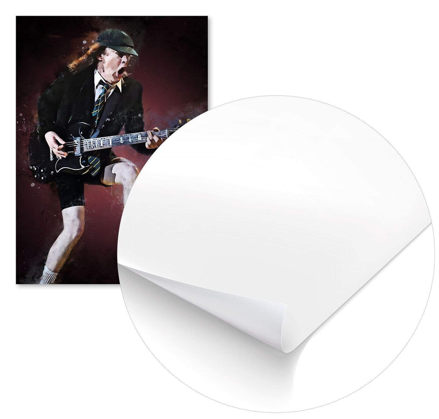 Splatter Angus Young - @4147_design