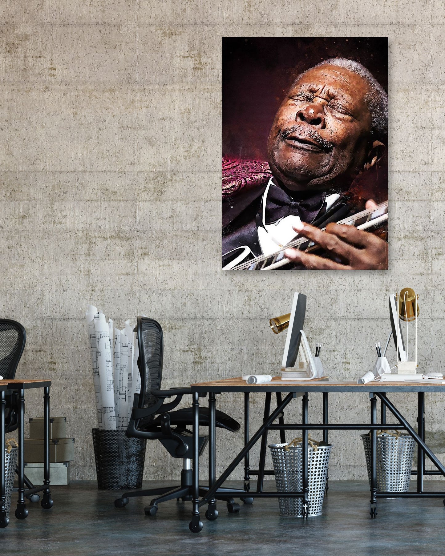 Splatter B.B King - @4147_design