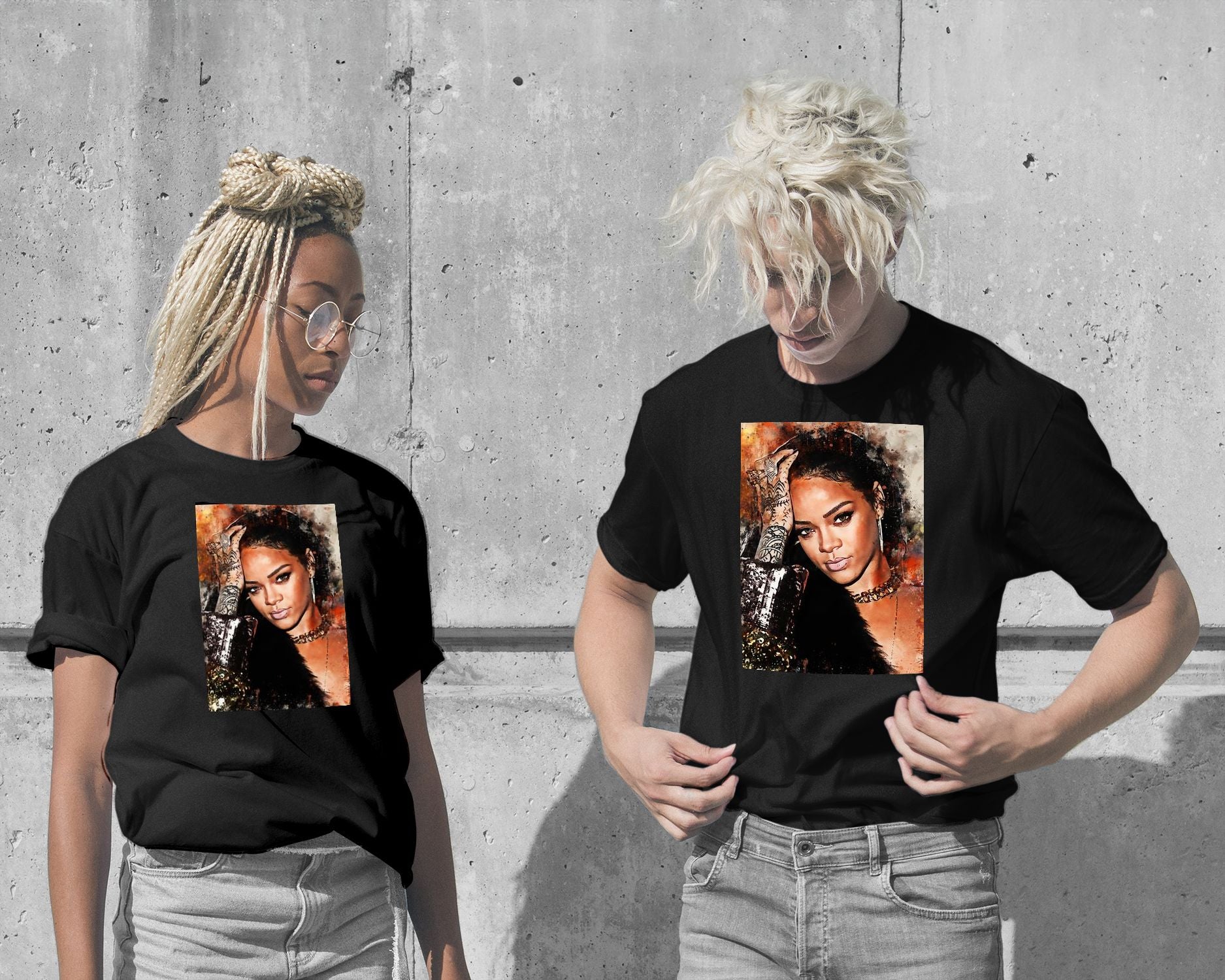 T-Shirt-Splatter By Rihanna - @4147_design-wow.fan