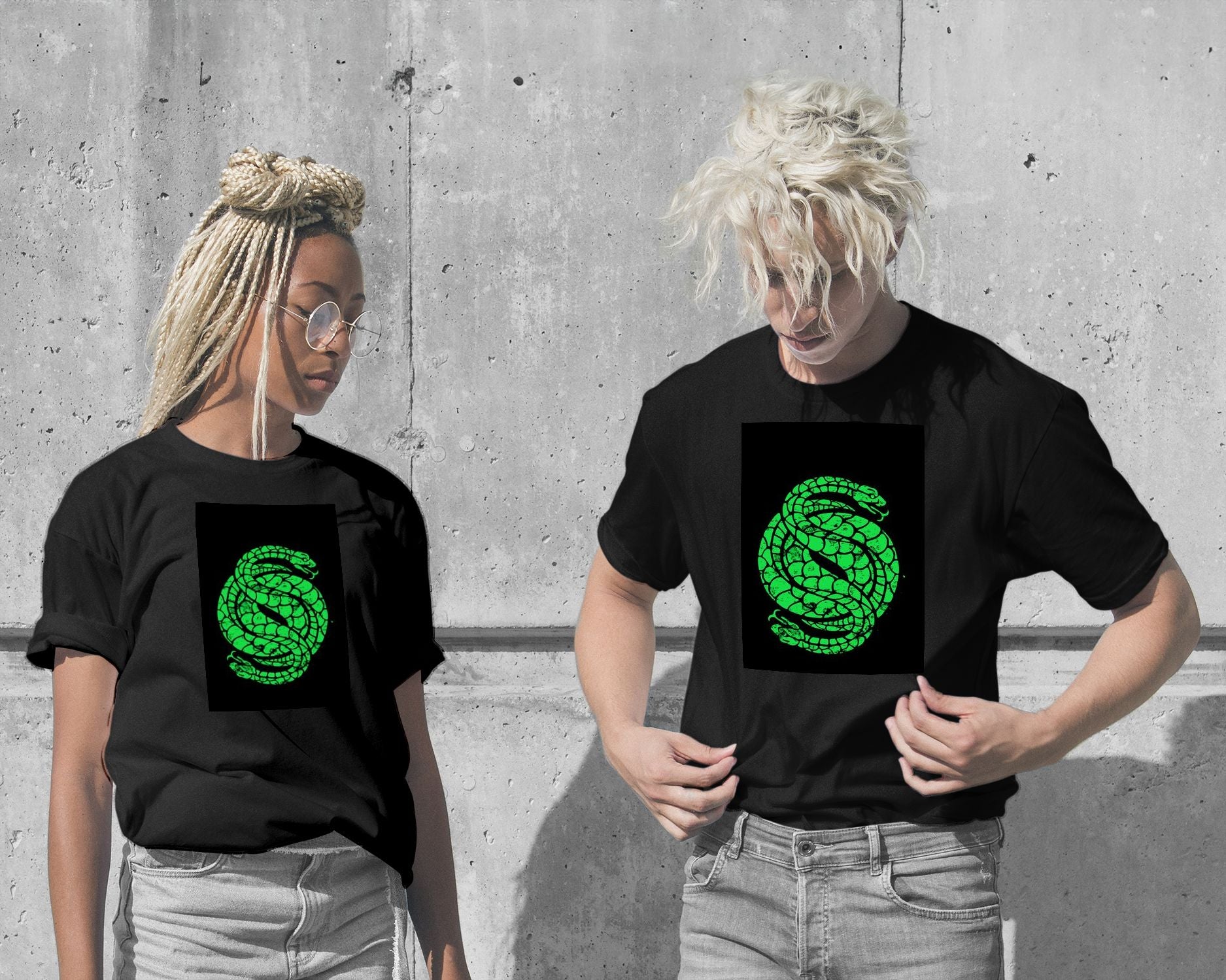 T-Shirt-Strange Snake 2D - @FreakCreator-wow.fan