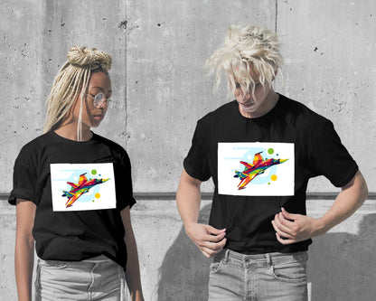 T-Shirt-SU-34 in Pop Art Illustration - @lintank_popart-wow.fan