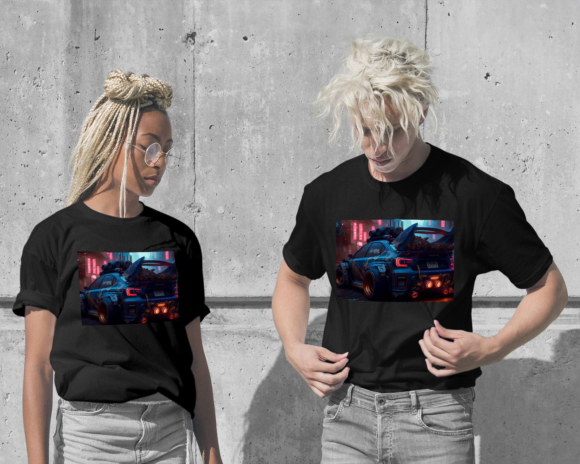 T-Shirt-Super Car Cyberpunk 3 - @LightCreative-wow.fan