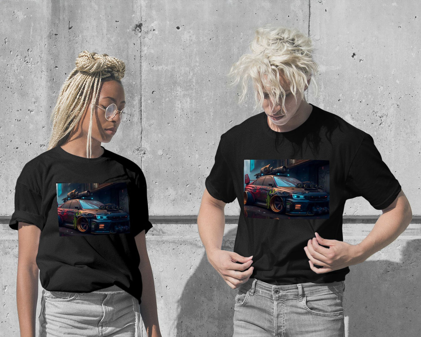 T-Shirt-Super Car Cyberpunk - @LightCreative-wow.fan