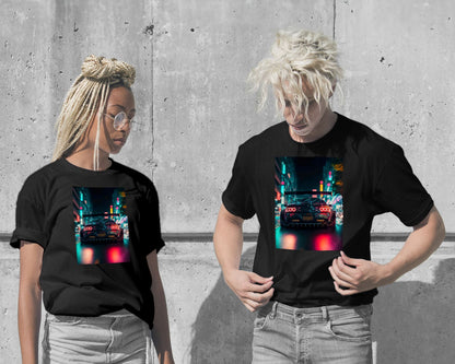 T-Shirt-Super Car Neon City Night 6 - @LightCreative-wow.fan