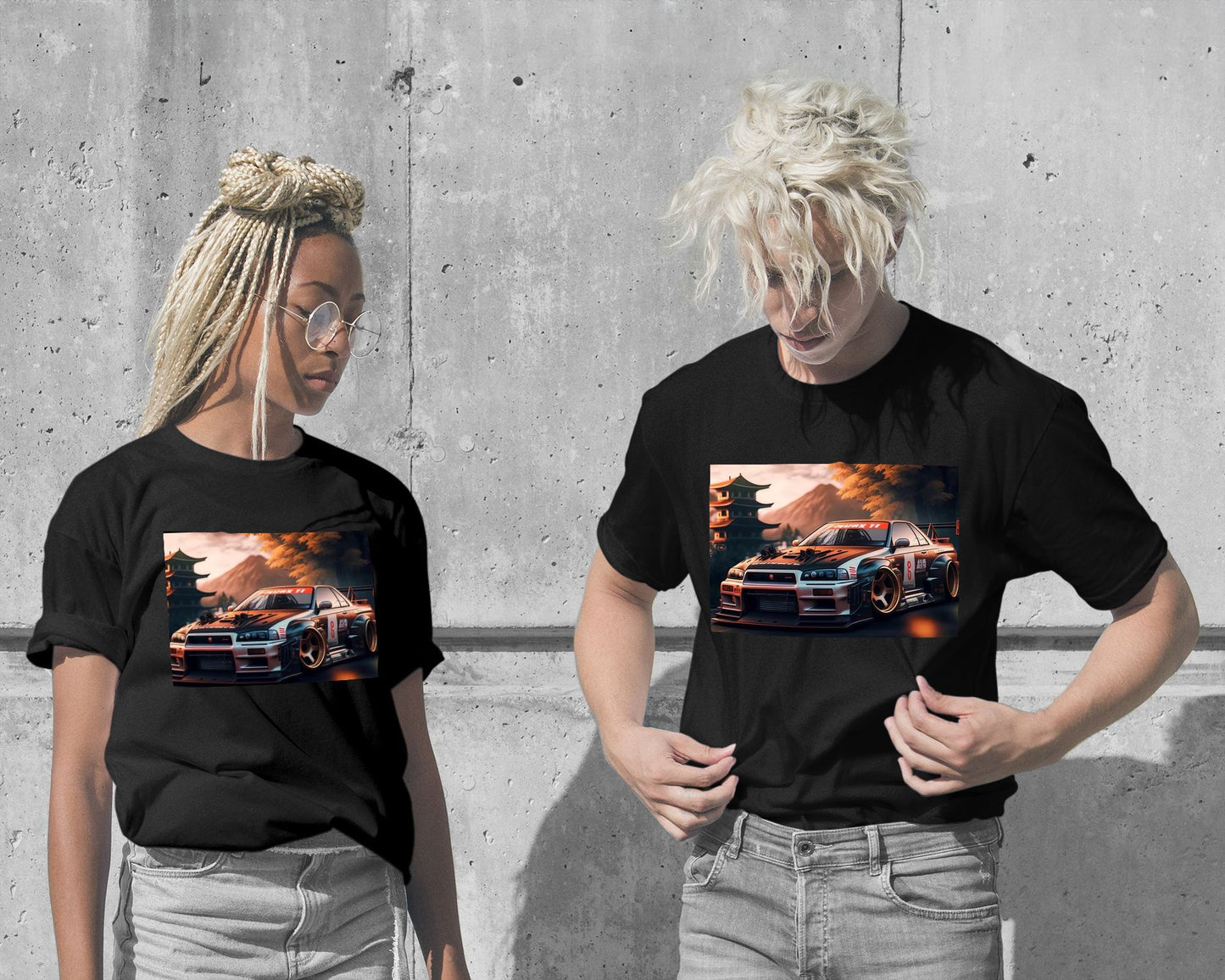 T-Shirt-Super Car Sunset 1 - @LightCreative-wow.fan